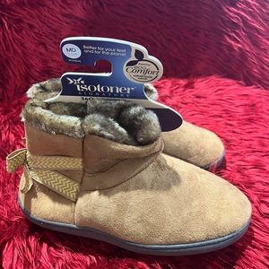 Women's isotoner Microsuede Boot Slippers
